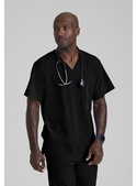 Barco One Amplify Scrub Top - Men - 01 Black
