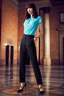 Siena Bandless Elastic Half Waist Pant - Women