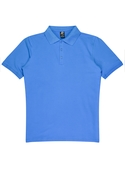 Claremont Polo Shirt - Men - Cyan