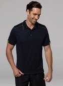 Currumbin Polo Shirt - Men - Polyester Mini Waffle knit