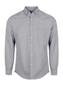 Westgarth Gingham Long Sleeve Slim Fit Shirt - Men - Black