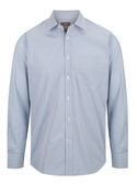 Westgarth Gingham Long Sleeve Shirt - Men - Denim