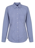 Westgarth Gingham Long Sleeve Slim Fit Shirt - Women - Navy