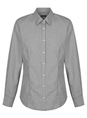 Westgarth Gingham Long Sleeve Shirt - Women - Black