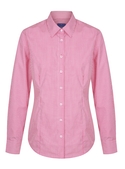 Westgarth Gingham Long Sleeve Shirt - Women - Crimson