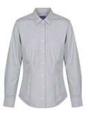 Westgarth Gingham Long Sleeve Shirt - Women - Grey