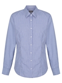 Westgarth Gingham Long Sleeve Shirt - Women - Navy