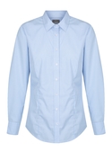 Westgarth Gingham Long Sleeve Shirt - Women - Sky