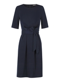 Mason Short Sleeve Luxe Twill Dress - Navy