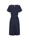 Larson Luxe Twill Midi Dress