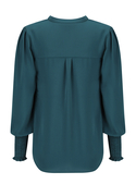 Marni Half Placket Recycled Poly Top - Women