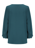Cali V Neck Popover Recycled Poly Top - Women