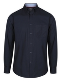 Bradford Fine Oxford Long Sleeve Shirt - Men - Navy