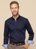 Bradford Fine Oxford Long Sleeve Slim Fit Shirt - Men