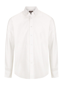 Ashton Cotton Oxford Shirt - Men - Chalk