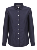 Ashton Cotton Oxford Shirt - Women - Navy