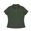 Morris Polo Shirt - Women - Polyester - Army Green/White