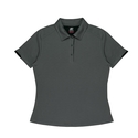 Morris Polo Shirt - Women - Polyester - Slate/Black 