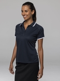 Double Bay Polo Shirt - Women - Polyester, New mesh knit