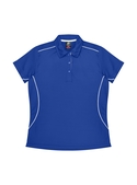 Kuranda Polo Shirt - Women - Polyester, New mesh knit - Royal/White 