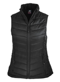 Snowy Puffer Vest - Women - Black