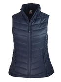 Snowy Puffer Vest - Women - Navy