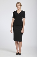 Pull-On Ponte Skirt