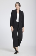 Collarless Jacket with Removable Tie