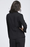Collarless Jacket with Removable Tie