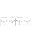 Collarless Jacket with Removable Tie - How to secure the belt