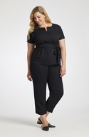 Women's Waisted Cropped Trousers