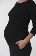 Maternity Scoop Neck Top