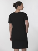 Maternity V Neck Shift Dress with Pockets - Women
