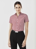 Springfield Short Sleeve 100% Cotton Check Shirt - Women