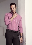 Springfield Long Sleeve 100% Cotton Check Shirt - Men