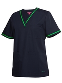 Contrast Scrubs Top - Women
