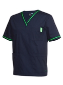 Contrast Scrubs Top - Unisex