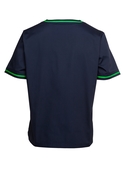 Contrast Scrubs Top - Unisex - Back