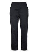 Premium Scrub Cargo Pant - Stretch - Women - Black