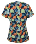 Printed Scrub Tops - Women