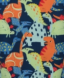 Printed Scrub Tops - Women - Dino
