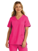 Momentum Double V Neck Scrub Top - Women