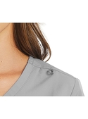 Momentum Mock Wrap Neck Scrub Top - Women
