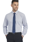 Dark Grey/White Grid Check Tailored Shirt - Men