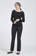 Merino Long Sleeve Scoop Neck Top