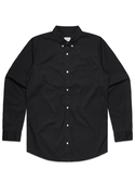 Denim Wash Shirt - Men - Black