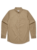 Denim Wash Shirt - Men - Khaki