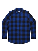 Check Shirt - Men - Blue/Black
