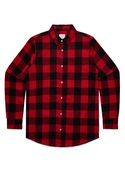 Check Shirt - Men - Red/Black