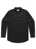 Linen Shirt - Men - Black